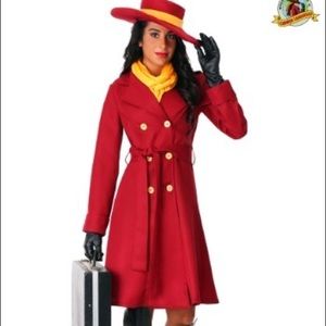 New Carmen SanDiego Halloween Costume + Hat + Scarf